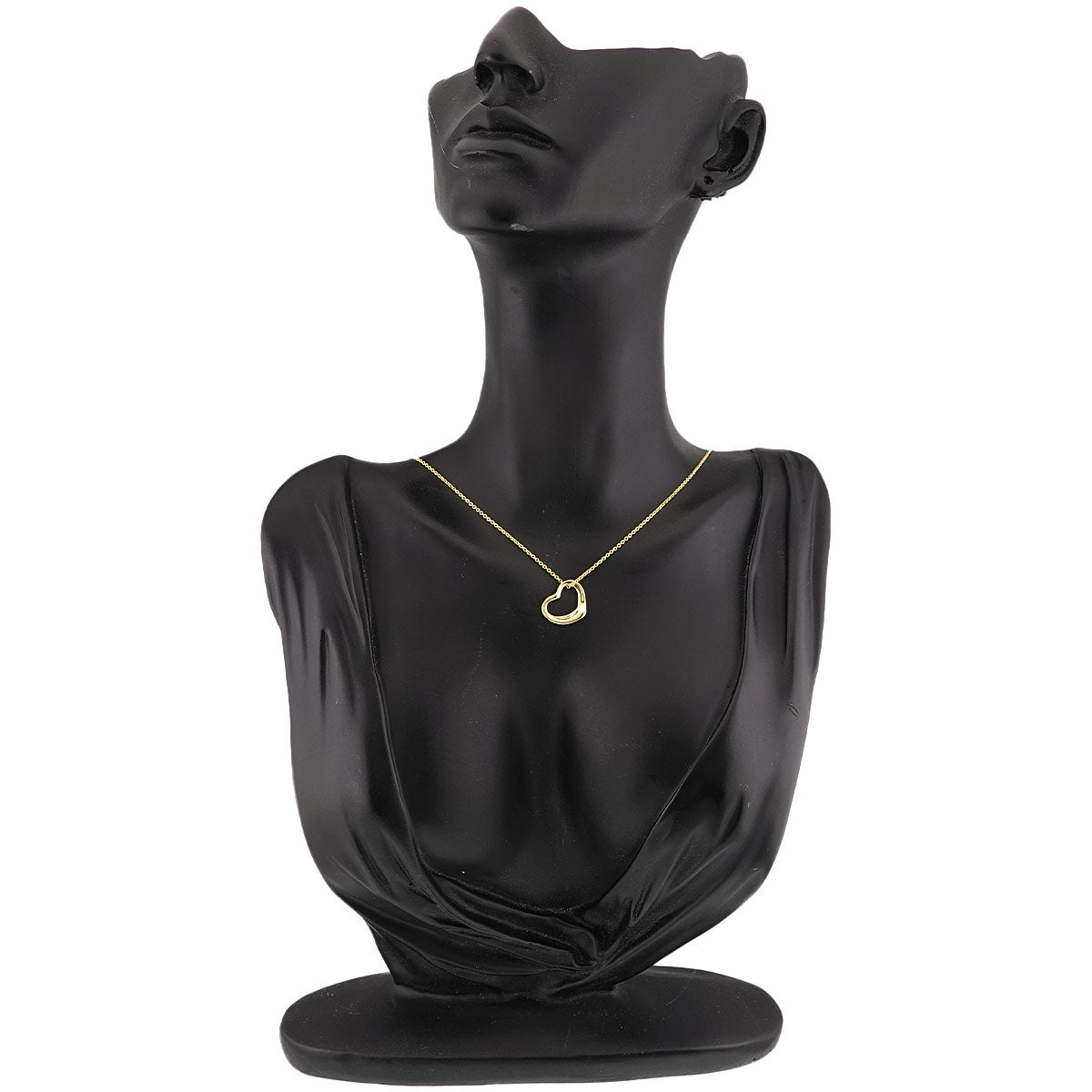 Open Heart Necklace 18K Yellow Gold 750