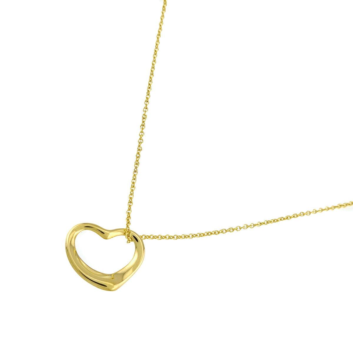 Open Heart Necklace 18K Yellow Gold 750