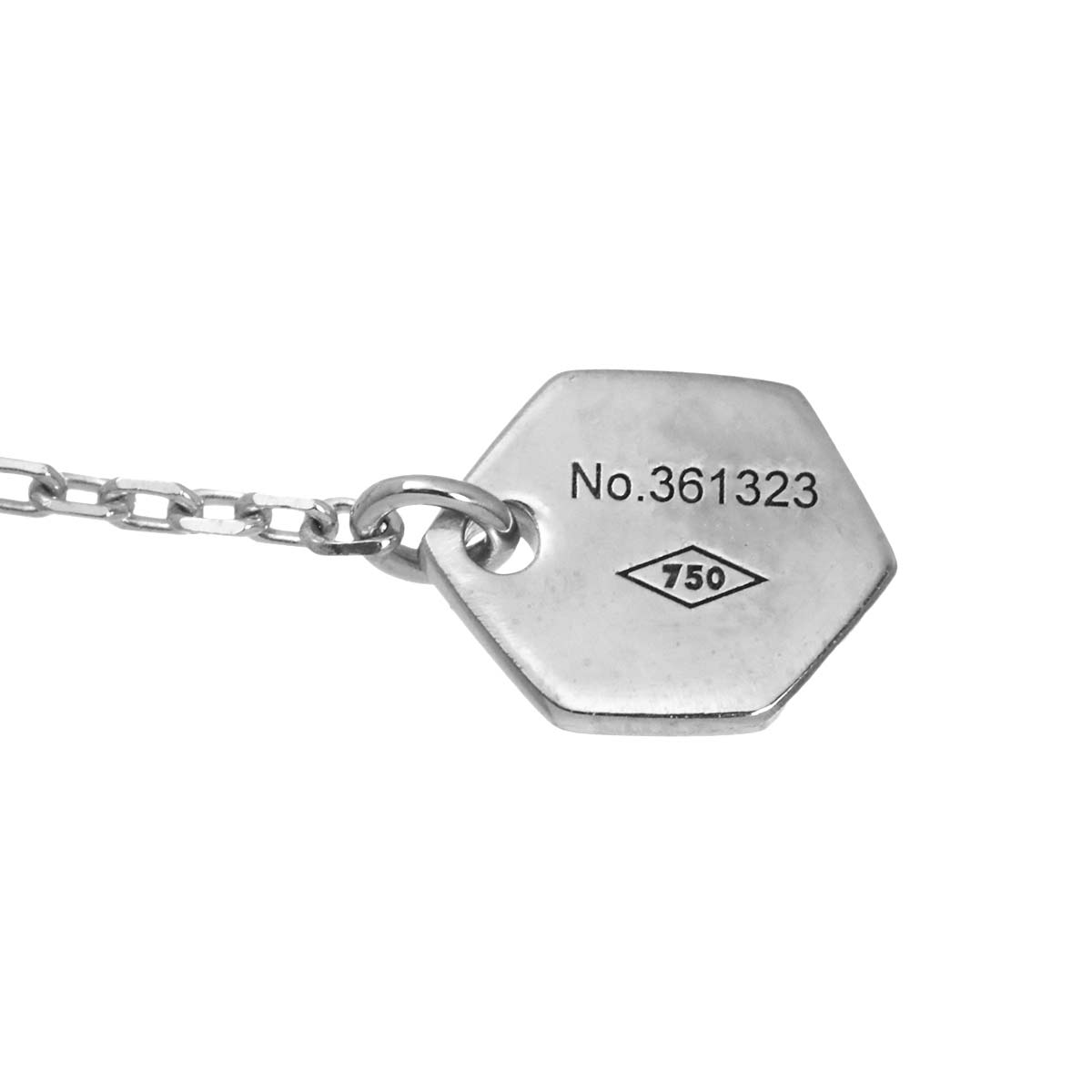 Necklace Diamond 18K White Gold 750