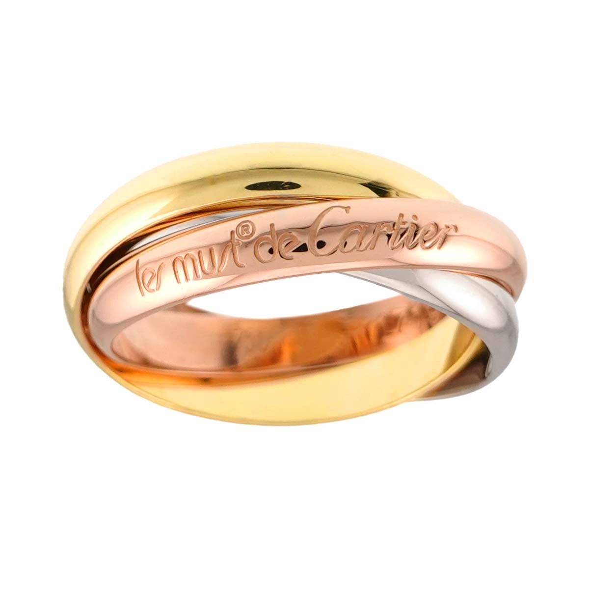 Trinity MM Ring 18K YG WG PG 750 Size58 8.25(US)