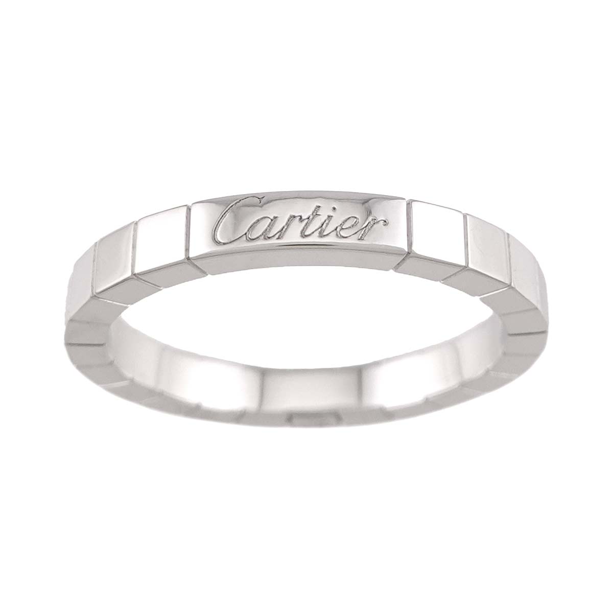 Laniere Ring 18K White Gold 750 Size63 10.25(US)