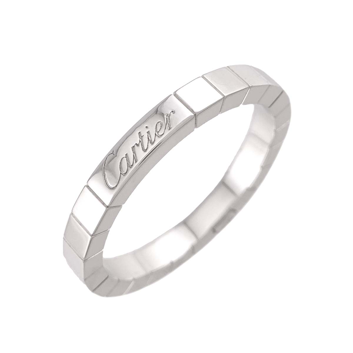 Laniere Ring 18K White Gold 750 Size63 10.25(US)