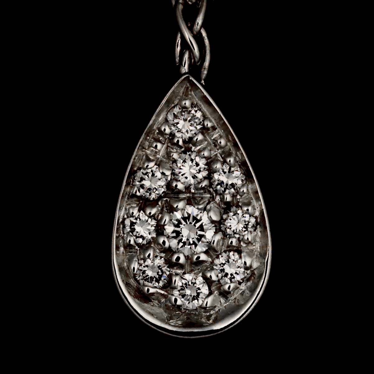Magic Reflections Diamond Necklace 18K White Gold 750