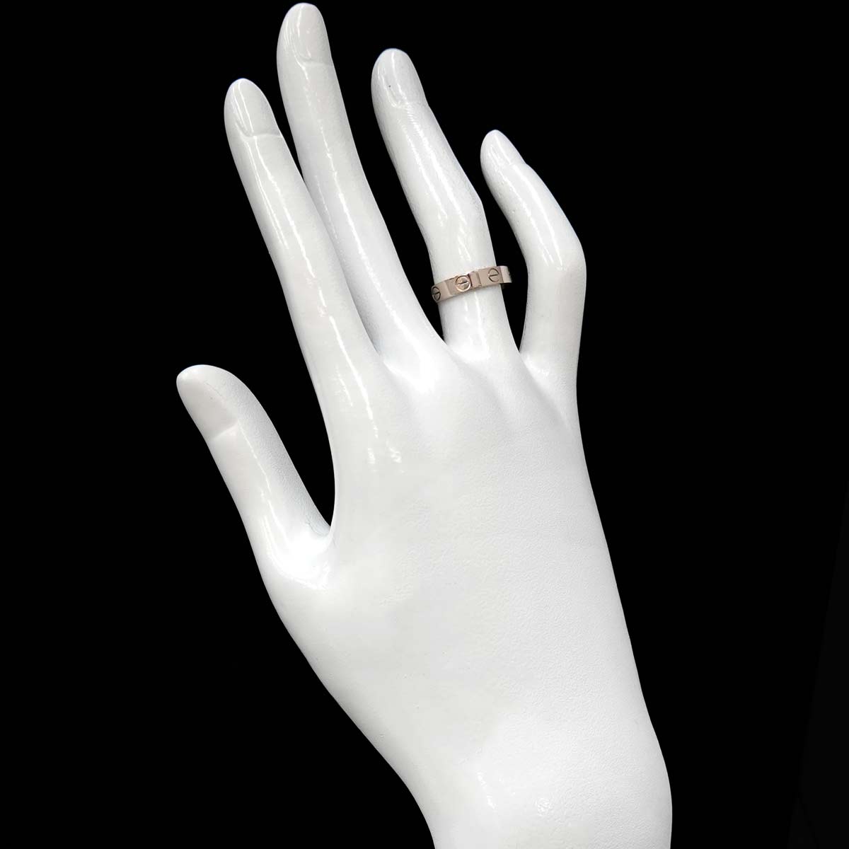 Mini Love Ring 18K White Gold 750 size48 4.5(US)