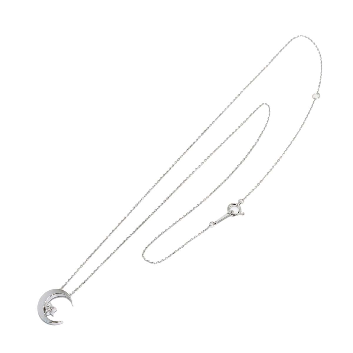 Diamond Necklace 18K WG 750