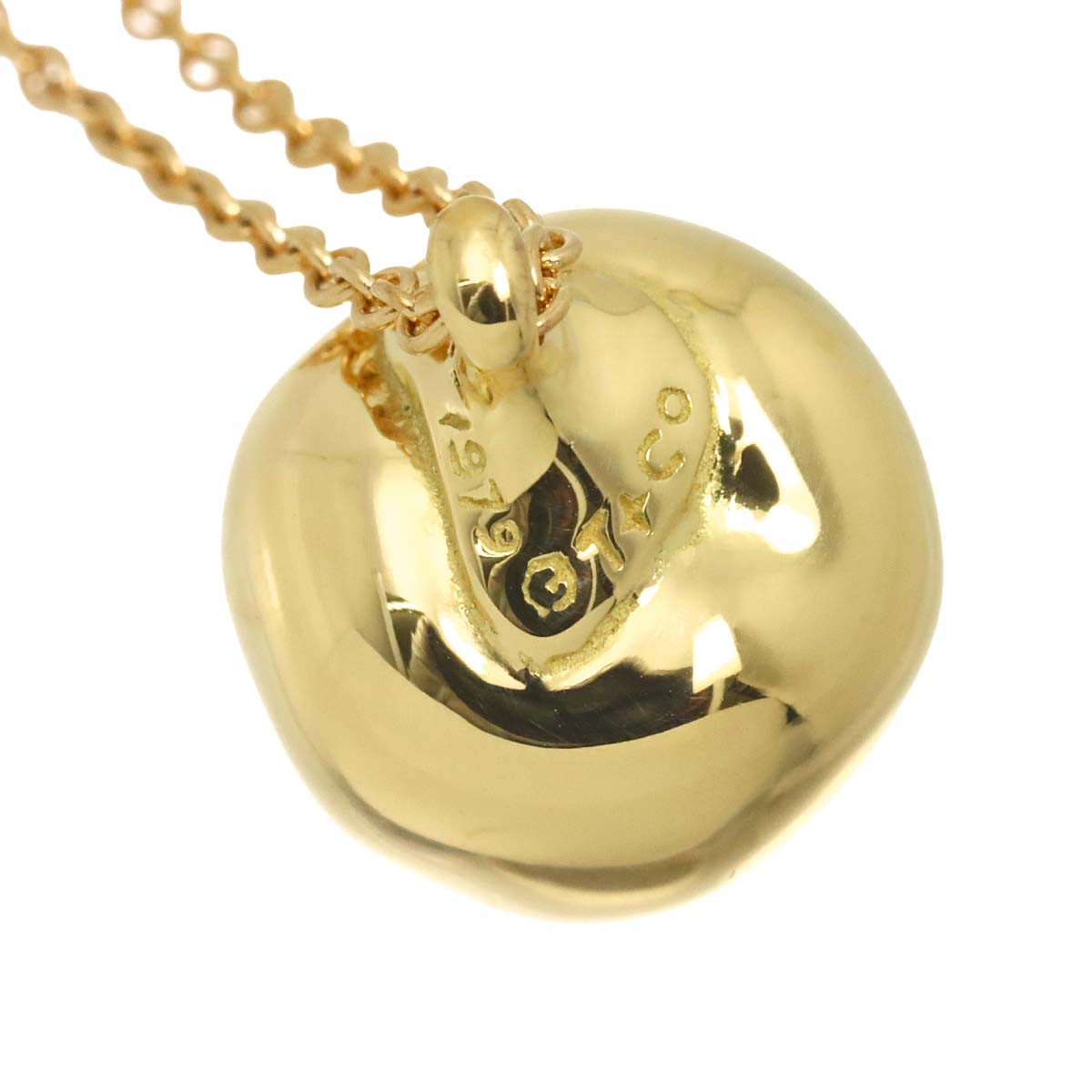 Apple motif Necklace 18K Yellow Gold 750