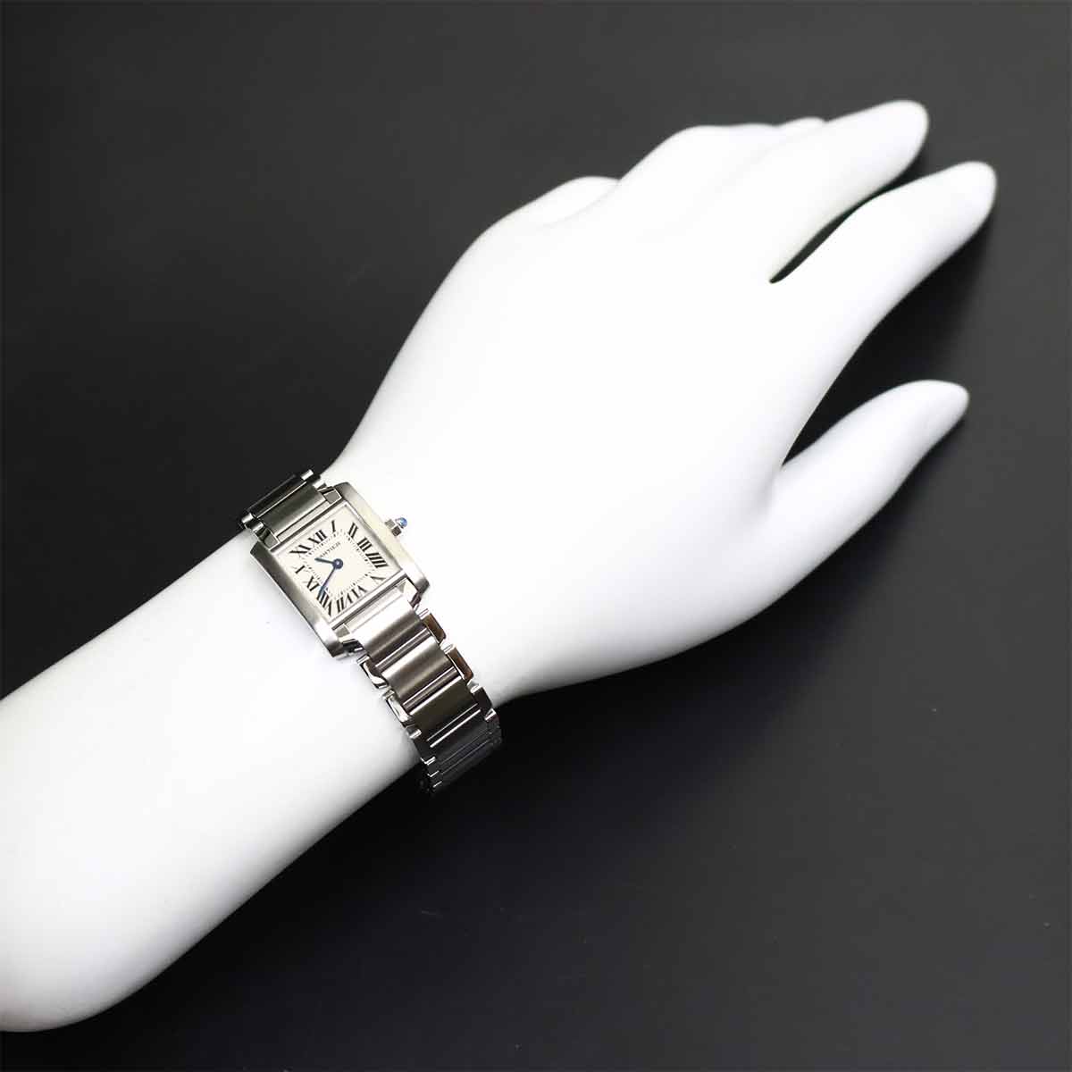 Tank Francaise SM W51008Q3 Quartz Cream Dial Ladies Watch