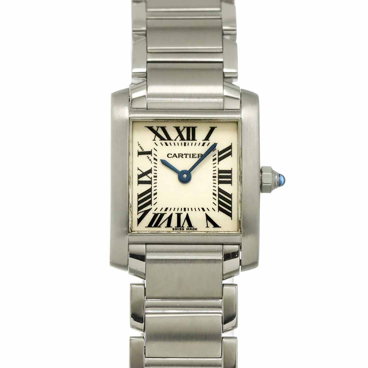 Tank Francaise SM W51008Q3 Quartz Cream Dial Ladies Watch