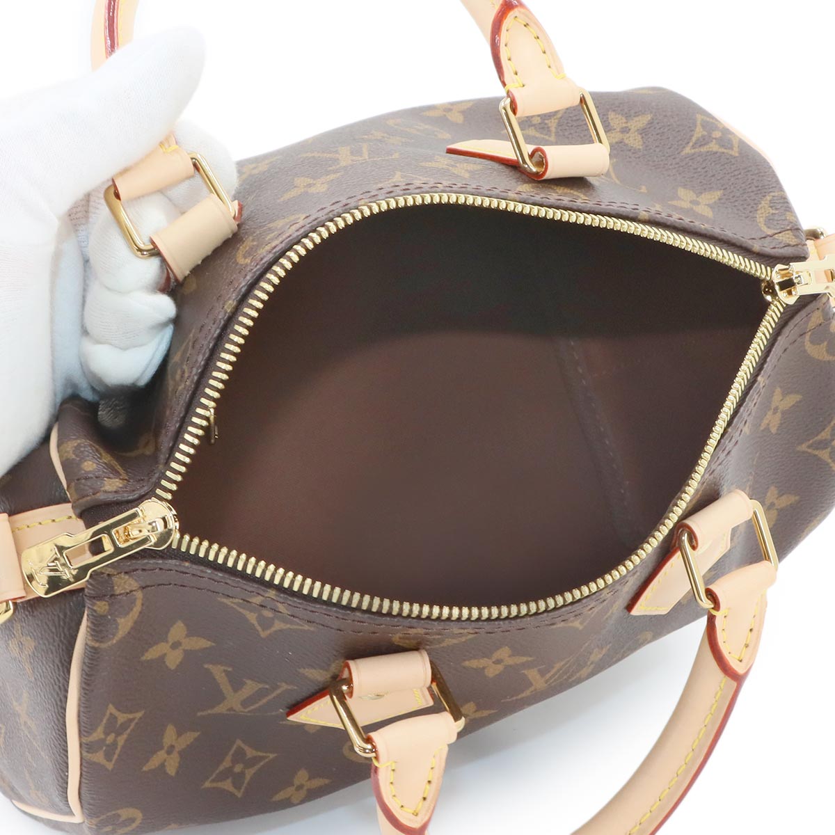 Monogram Speedy Bandouliere 25 2way Bag Brown M46977