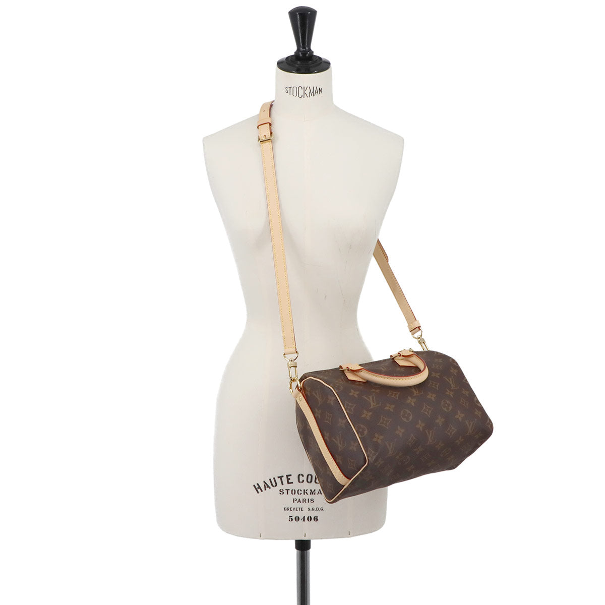 Monogram Speedy Bandouliere 25 2way Bag Brown M46977