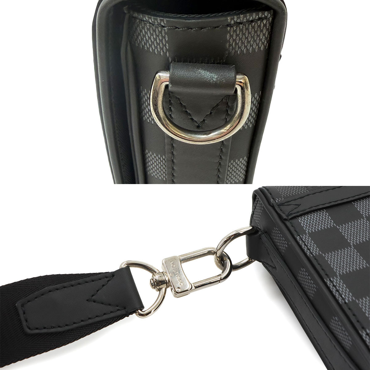 Damier Infini Studio Messenger Leather Bag N50007