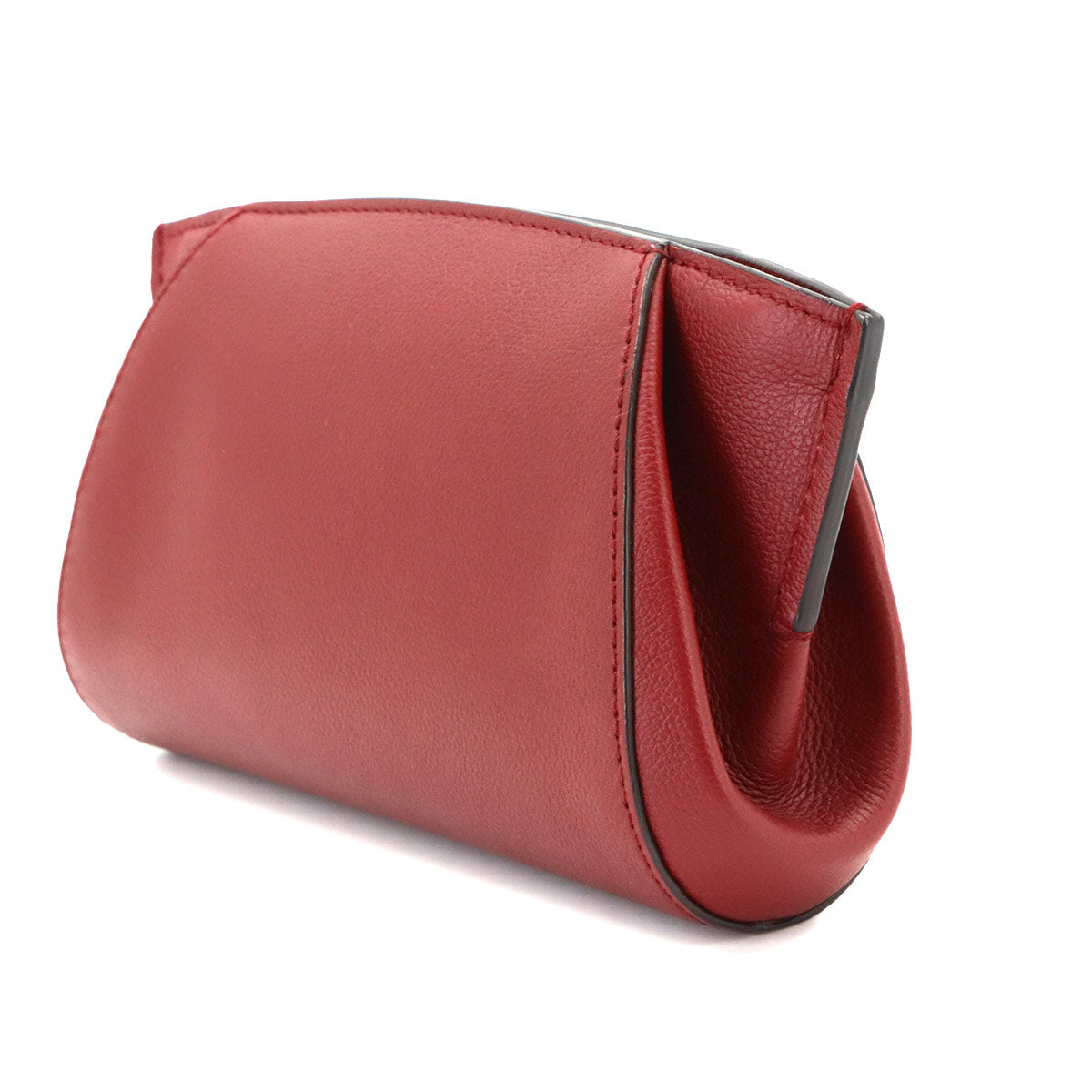 C de Cartier Clutch Bag Leather Bordeaux Purse
