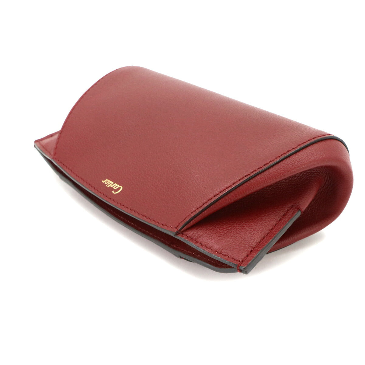 C de Cartier Clutch Bag Leather Bordeaux Purse