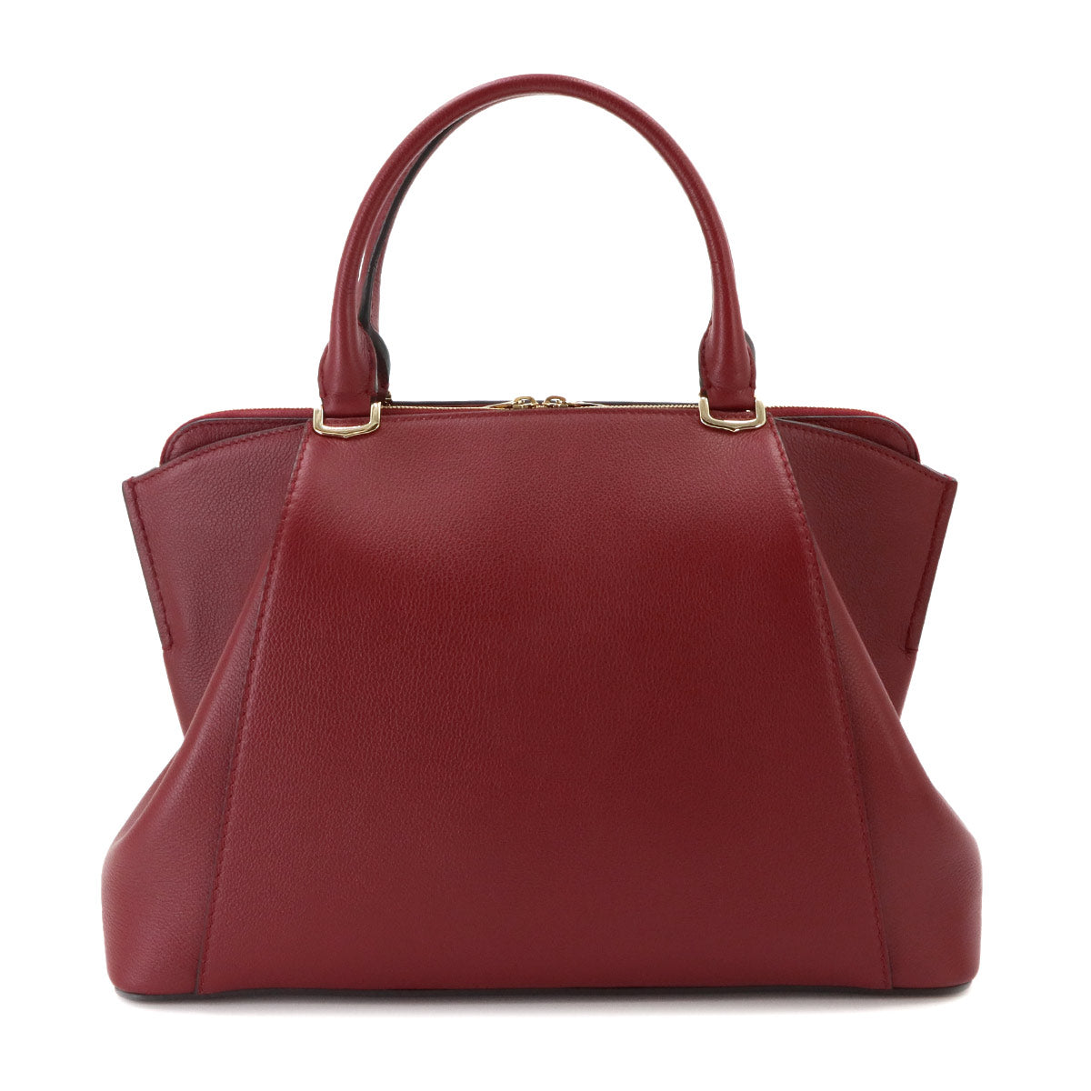 C de Cartier 2way Hand Shoulder Bag Leather Bordeaux