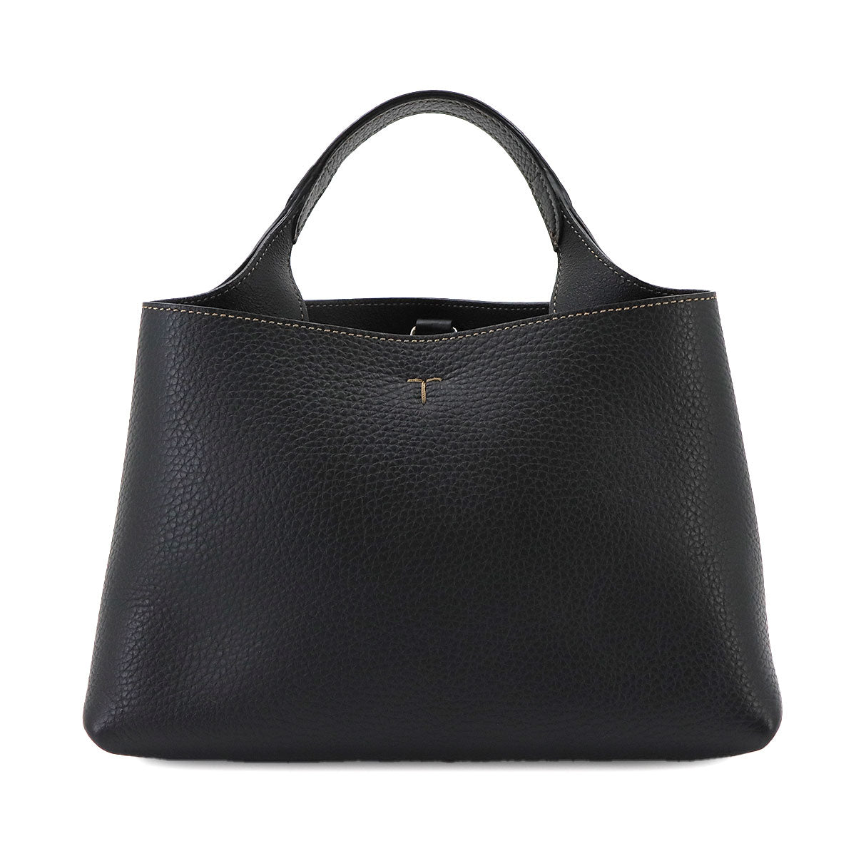 T Timeless Micro Hand Shoulder Bag Leather Black Purse