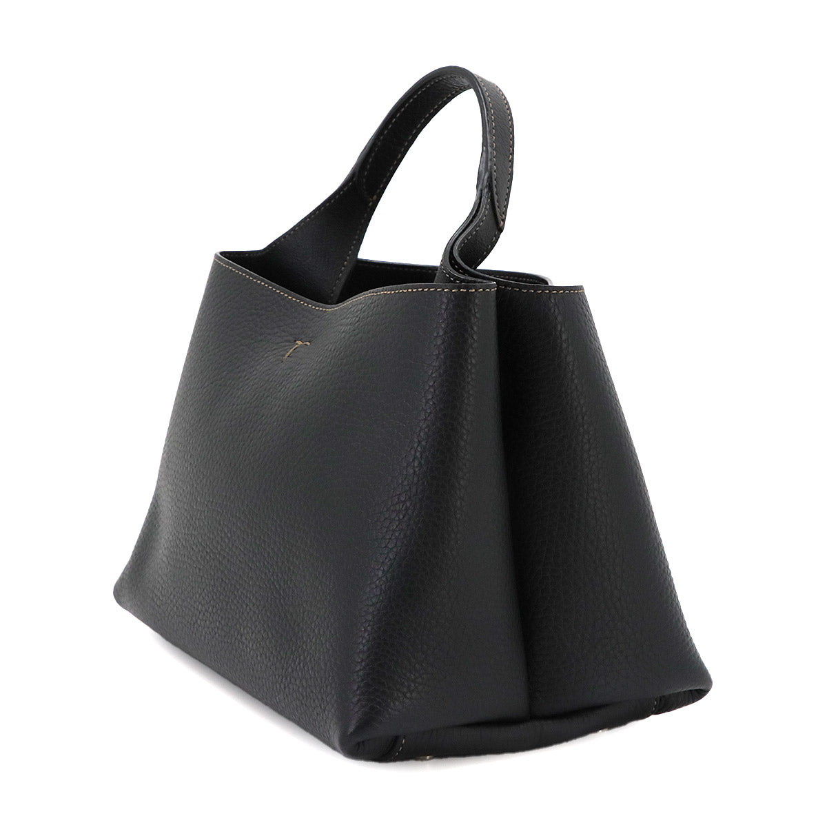 T Timeless Micro Hand Shoulder Bag Leather Black Purse