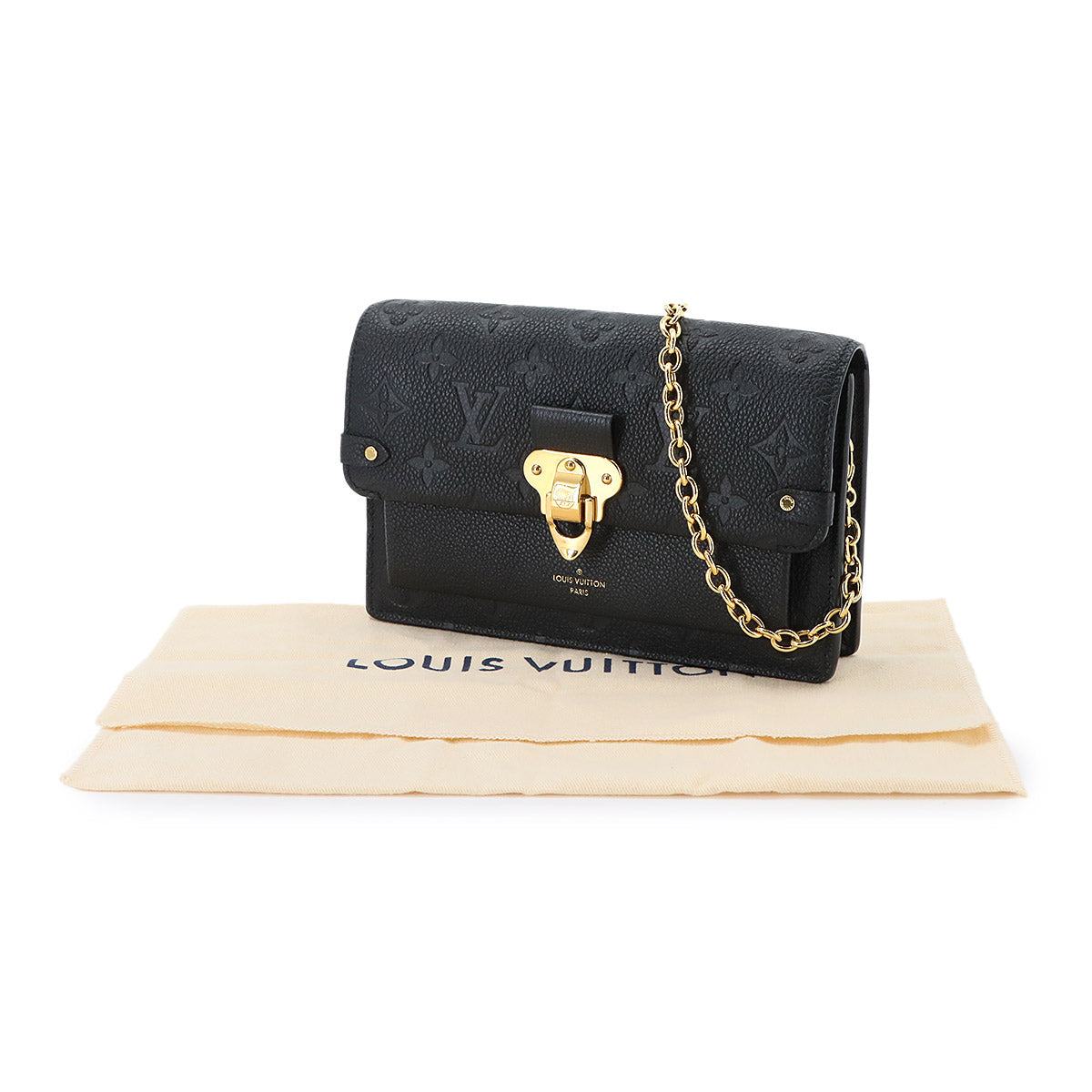 Monogram Empreinte Vavin Chain Long Wallet Noir M67839