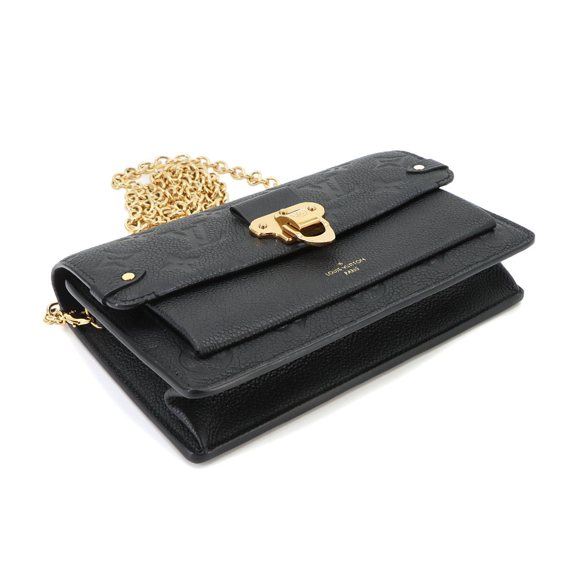 Monogram Empreinte Vavin Chain Long Wallet Noir M67839
