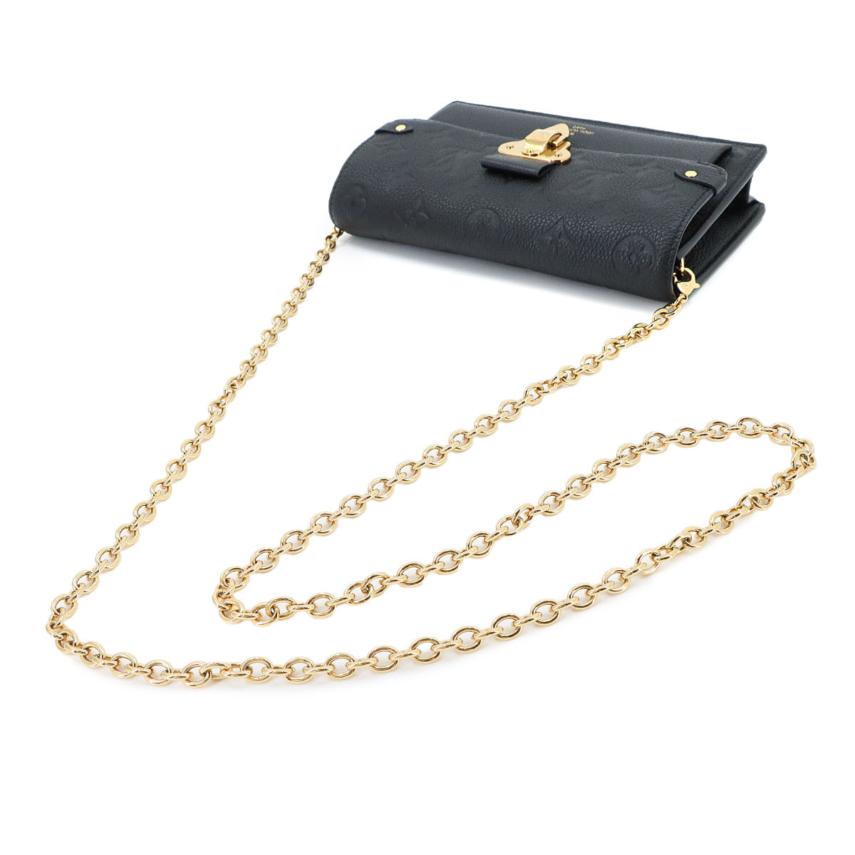Monogram Empreinte Vavin Chain Long Wallet Noir M67839