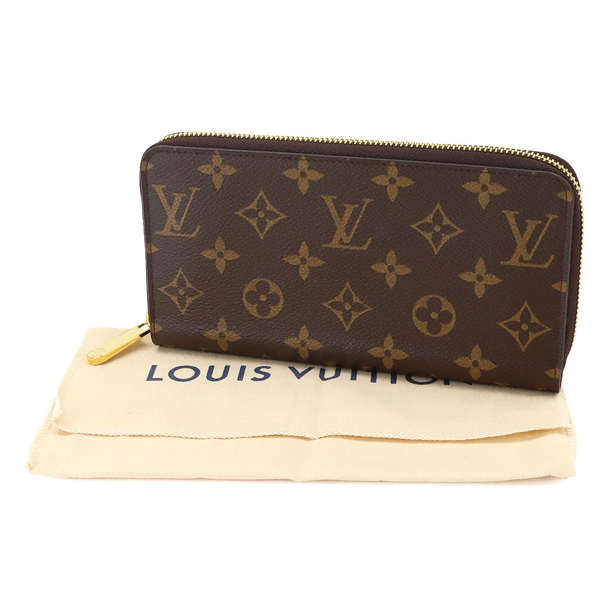 Monogram Zippy Wallet Long Brown Fuchsia M41895 Purse