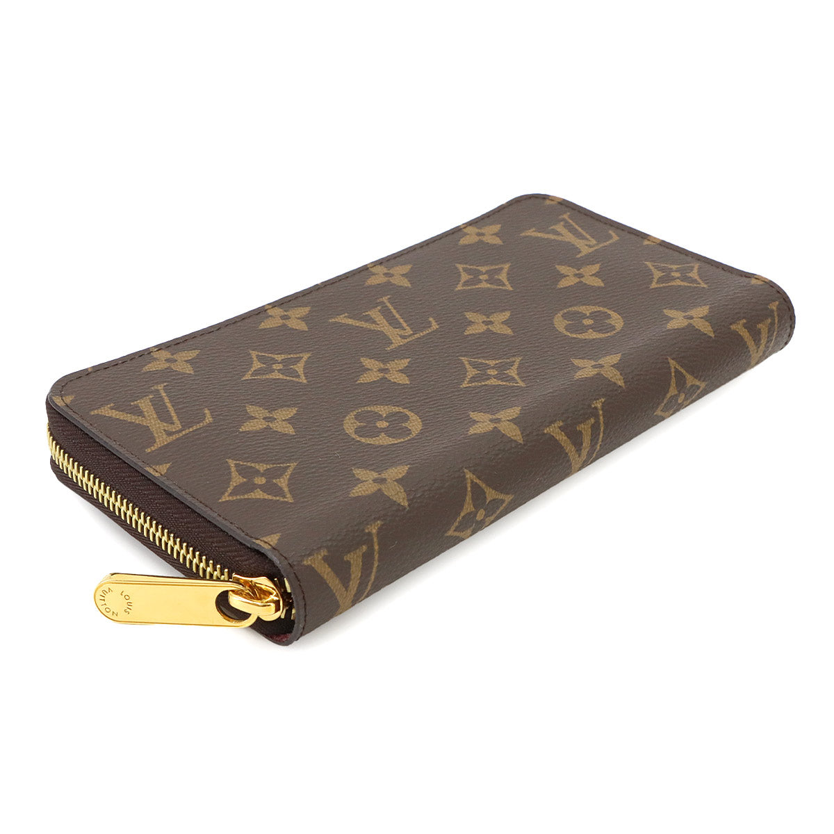Monogram Zippy Wallet Long Brown Fuchsia M41895 Purse