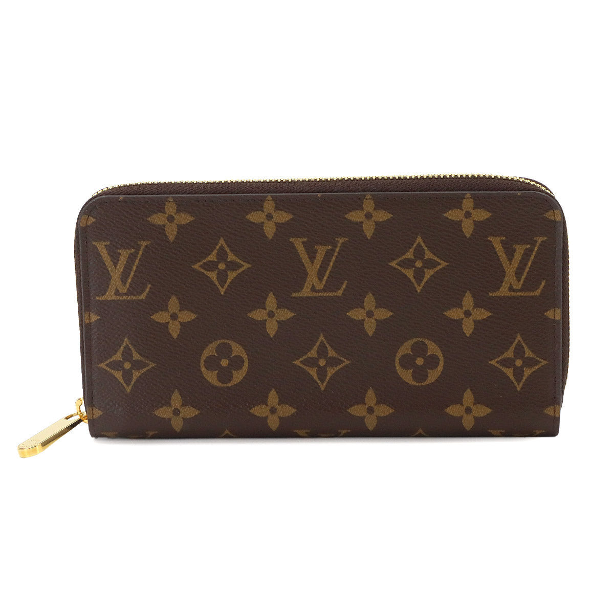 Monogram Zippy Wallet Long Brown Fuchsia M41895 Purse