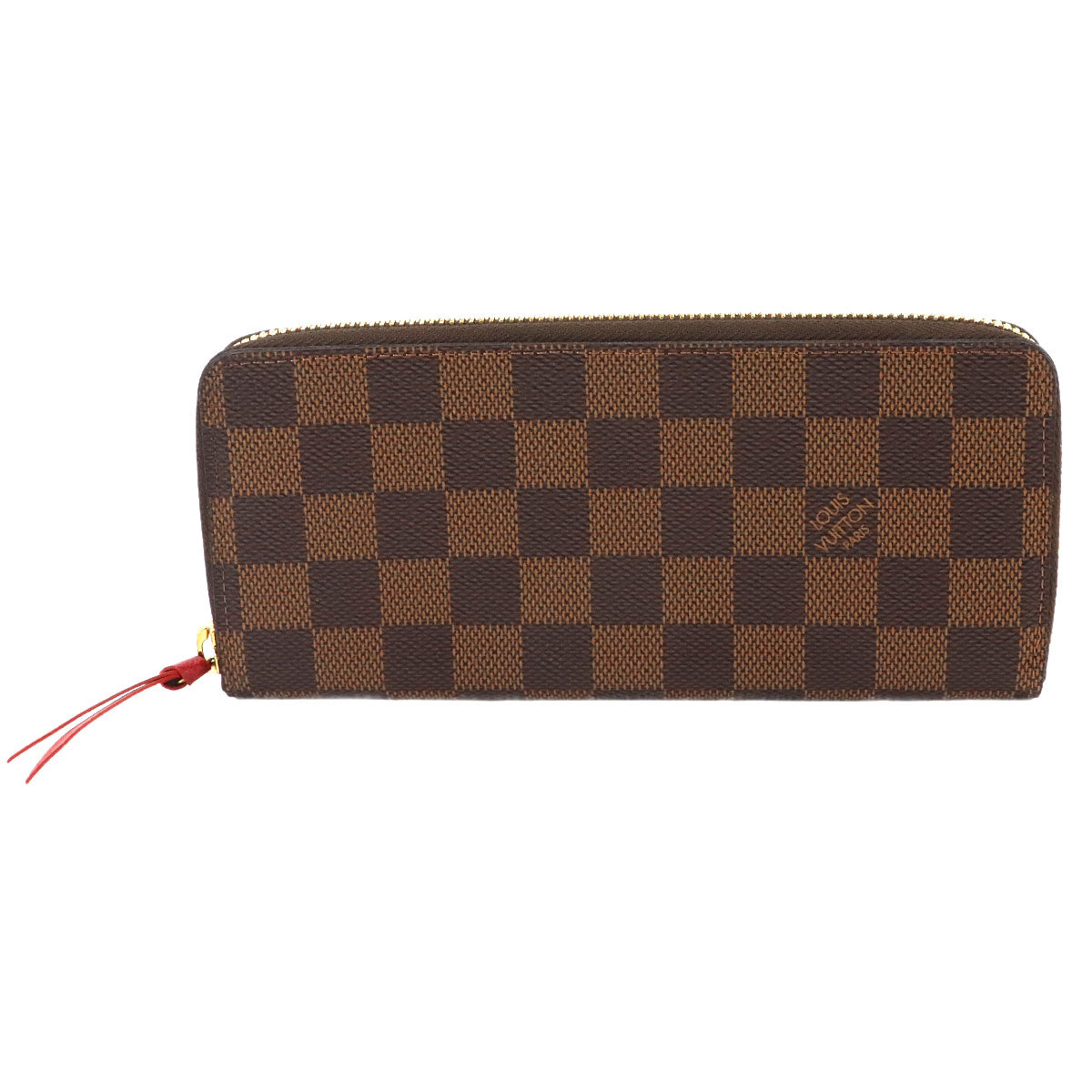 Damier Clemence Wallet Cerise N60534 Purse