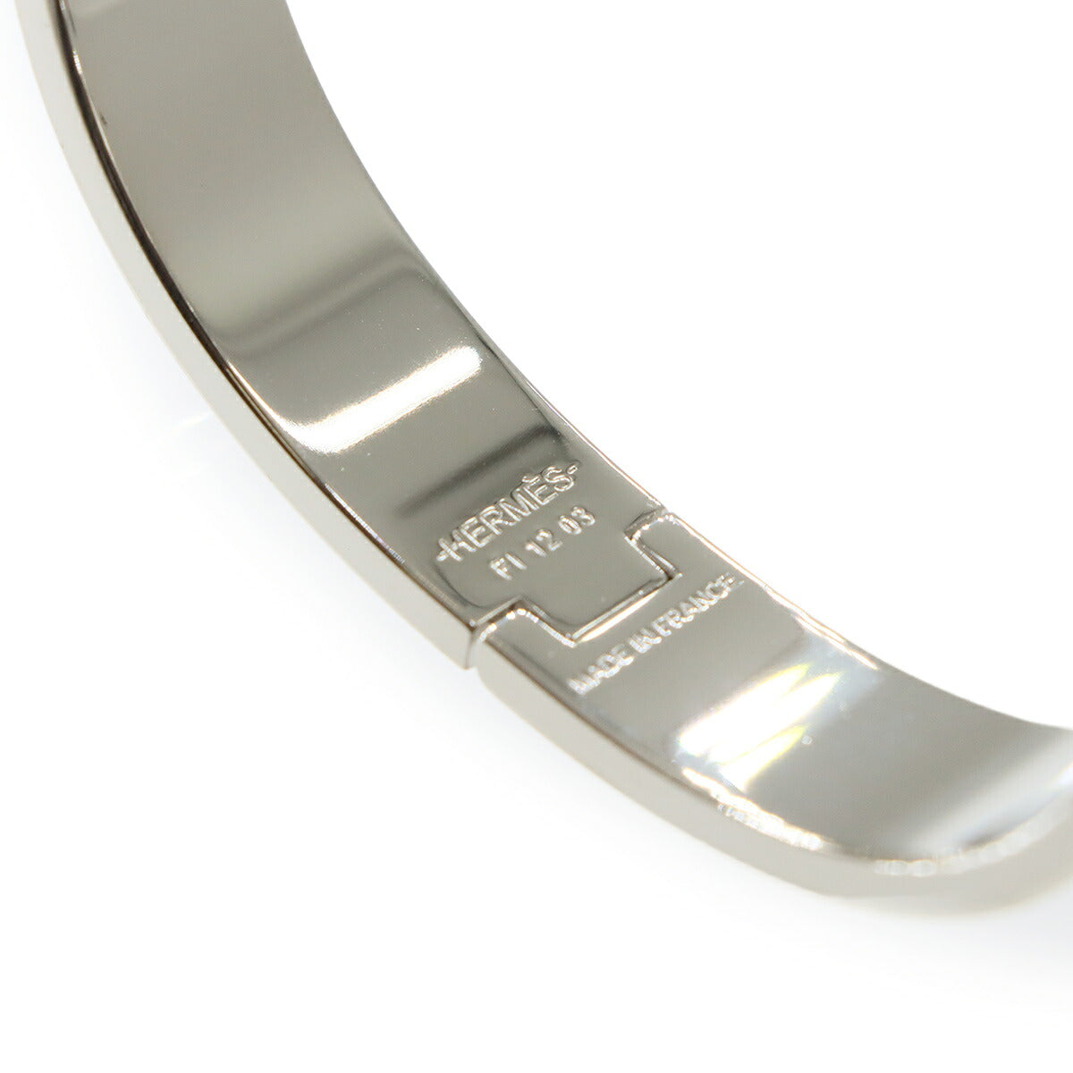 Clic HH Panoplie Equestre Bangle Black Matte silver