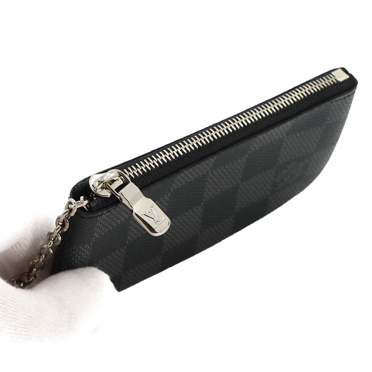 Damier Graphite Pochette Cles Coin Case N60155