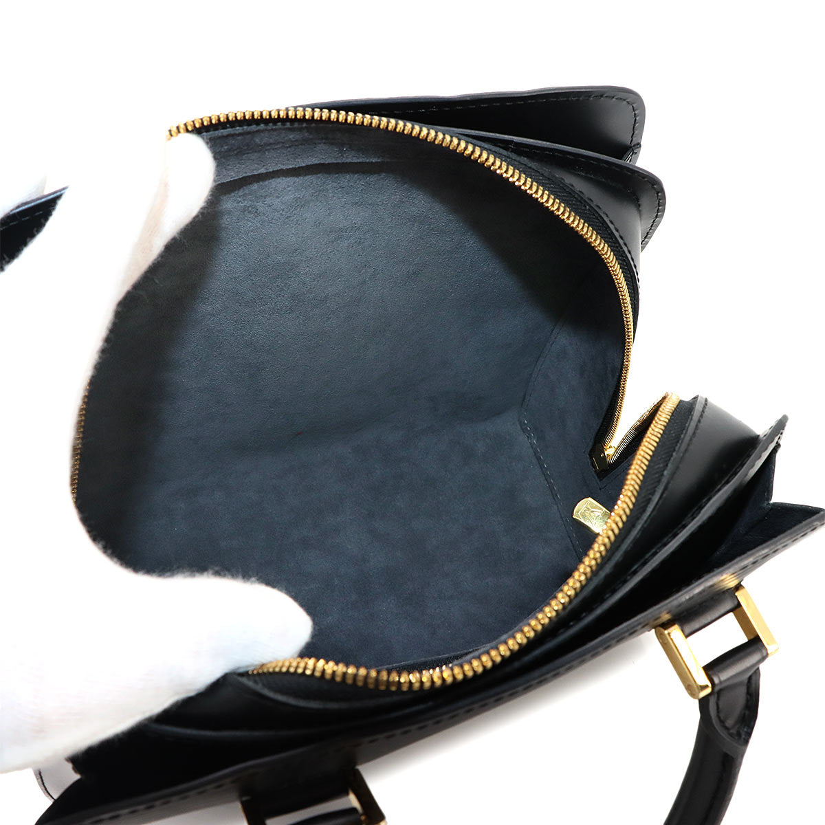 Epi Pont Neuf Hand Bag Leather Noir M52052 Purse