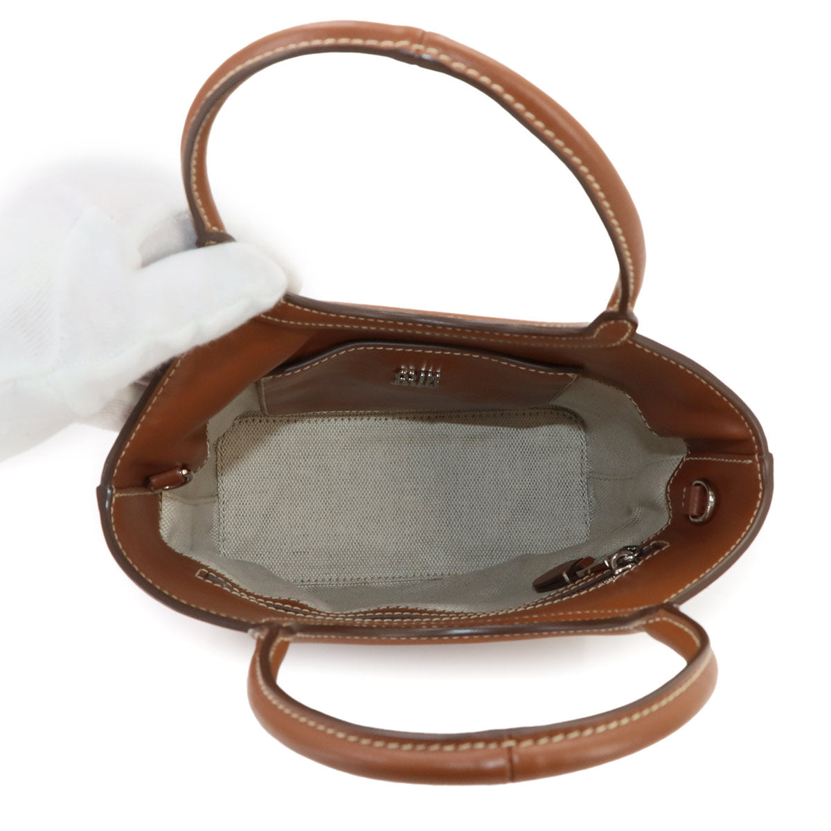 IVY Hand Shoulder Bag Lether Brown 5BA330 Purse