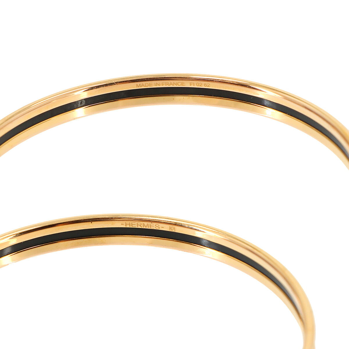 Uni Enamel Bangle Bracelet Cream Rose Gold Accessory
