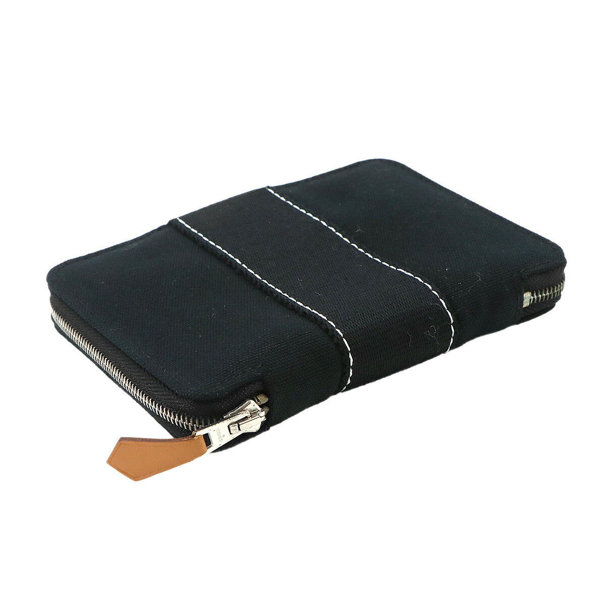 Deauville Purse PM Compact Wallet Canvas Black
