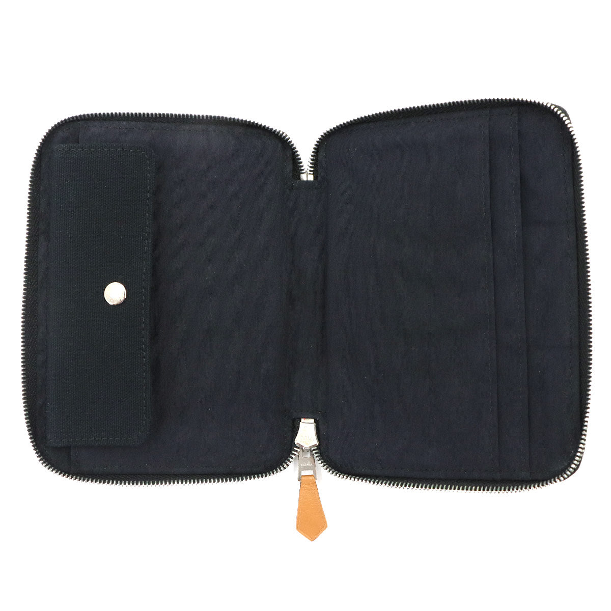 Deauville Purse PM Compact Wallet Canvas Black