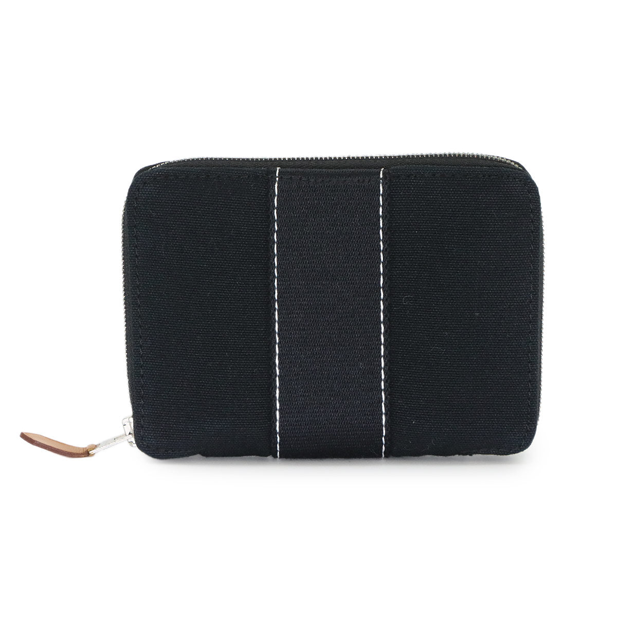 Deauville Purse PM Compact Wallet Canvas Black