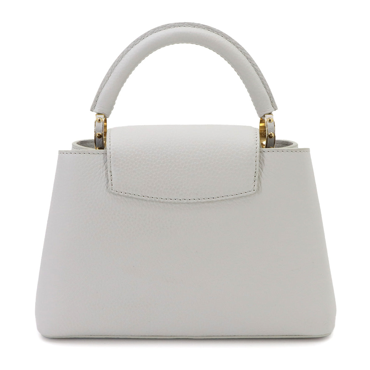 Capucines BB Hand Shoulder Bag Taurillon Leather Gray