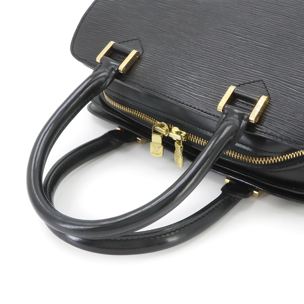 Epi Pont Neuf Hand Bag Leather Noir M52052 Purse