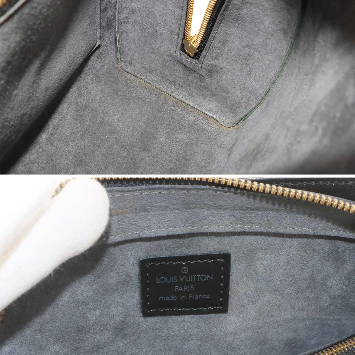 Epi Pont Neuf Hand Bag Leather Noir M52052 Purse