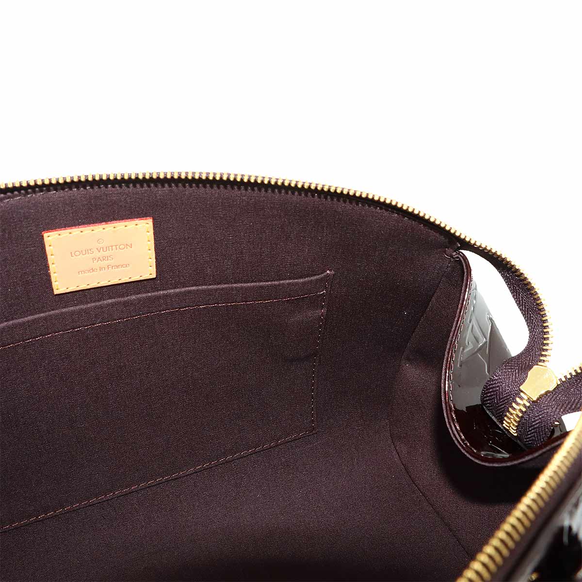 Monogram Vernis Sherwood PM Shoulder Bag Amarante M91493