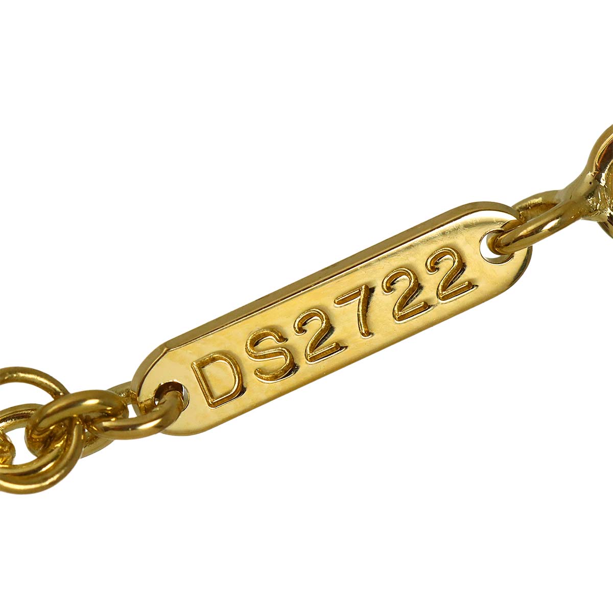 Cross Motif Necklace 18K Yellow Gold 750