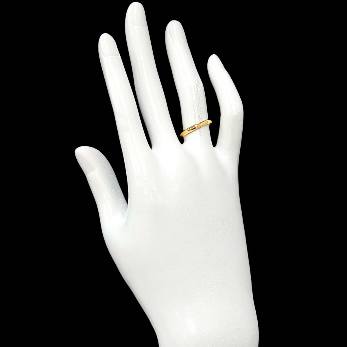 1895 Classic Band Ring 18K Yellow Gold 750 size51 5.5-5.75(US)