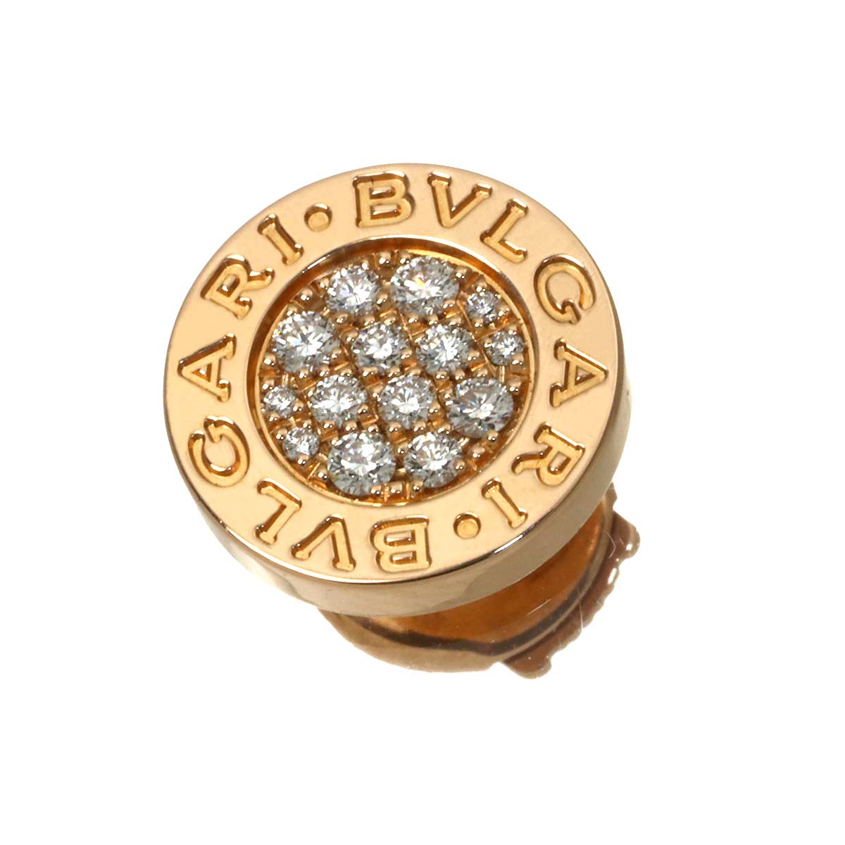 BVLGARIBVLGARI Diamond Earring 18K PG 750 One Piece only