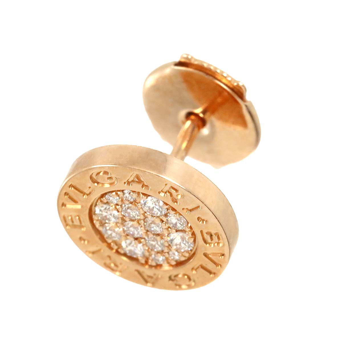 BVLGARIBVLGARI Diamond Earring 18K PG 750 One Piece only