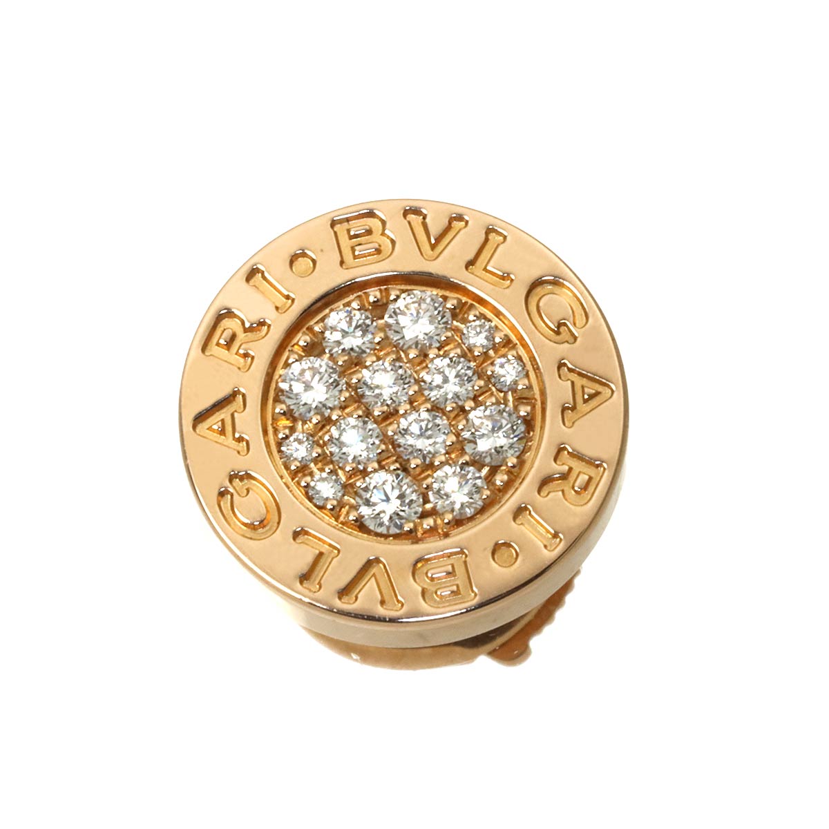 BVLGARIBVLGARI Diamond Earring 18K PG 750 One Piece only