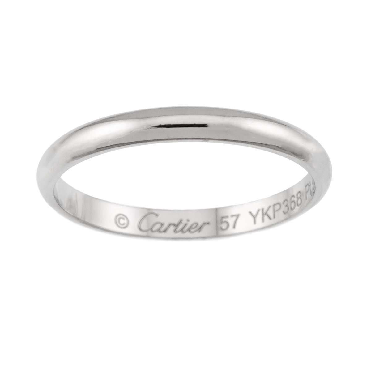 1895 Classic Band Ring Platinum Size57 7.75-8(US)