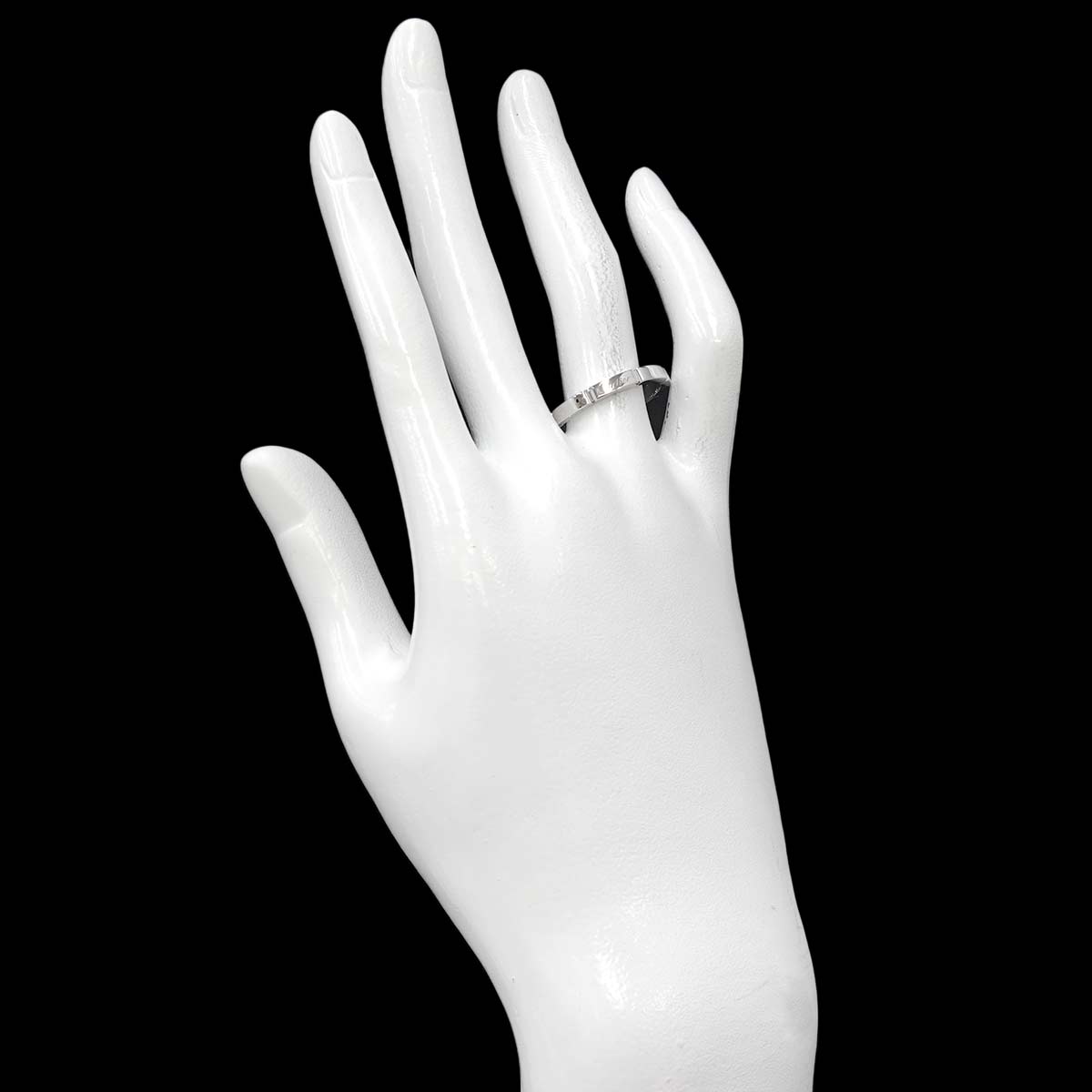 Maillon Panthere Ring 18K White Gold 750 Size60 9(US)