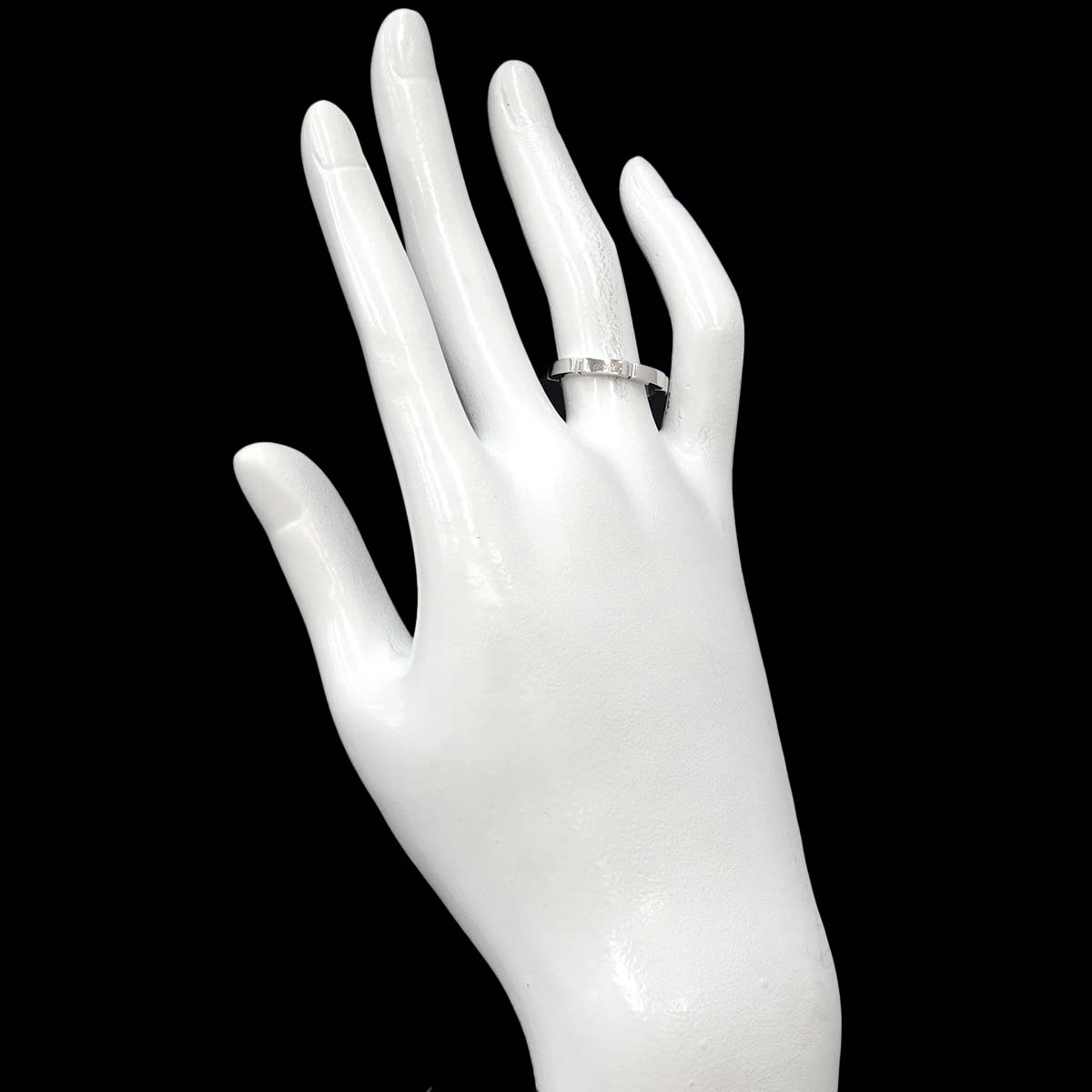 Maillon Panthere Ring 18K White Gold 750 Size51 5.5-5.75(US)