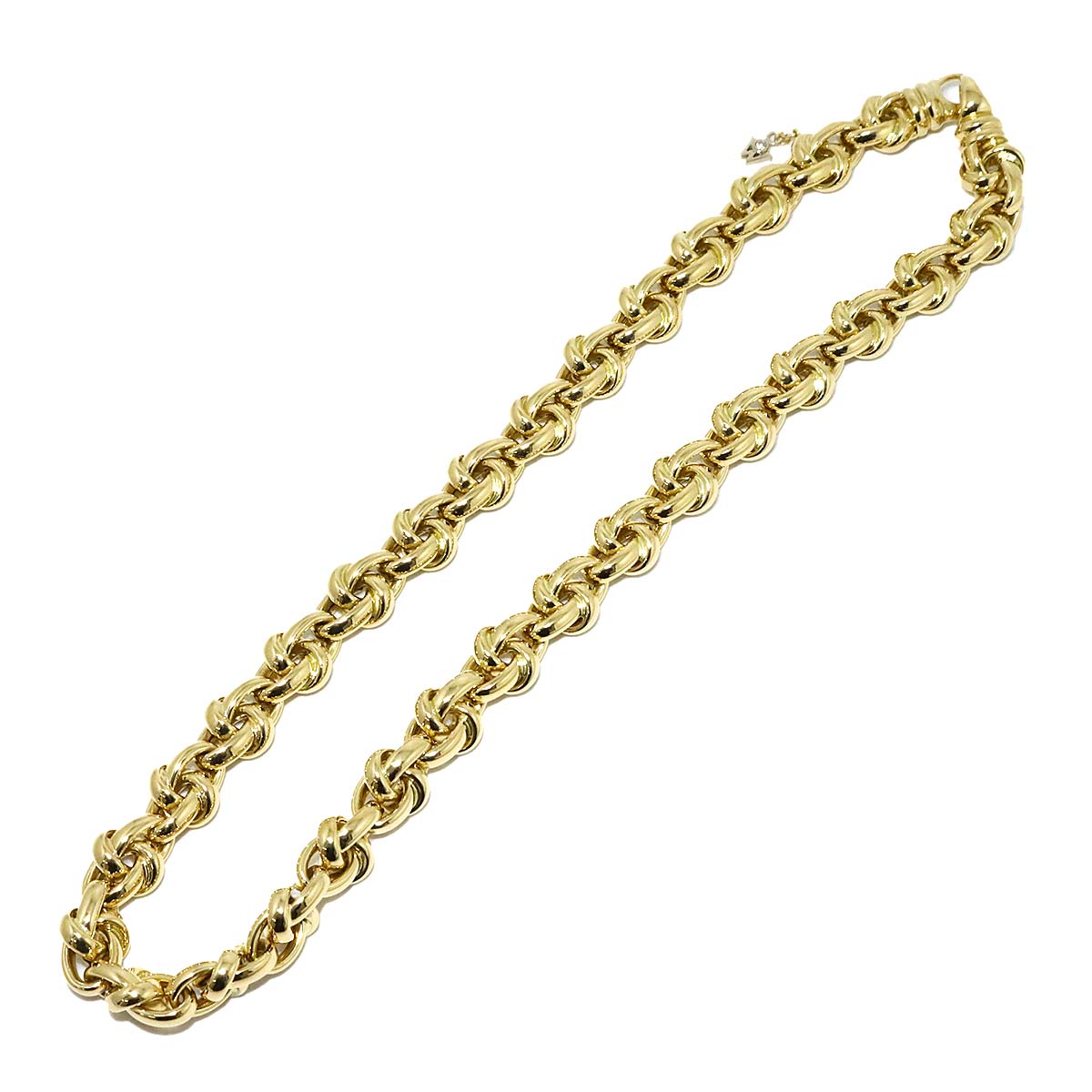 Diamond Necklace 18K YG 750