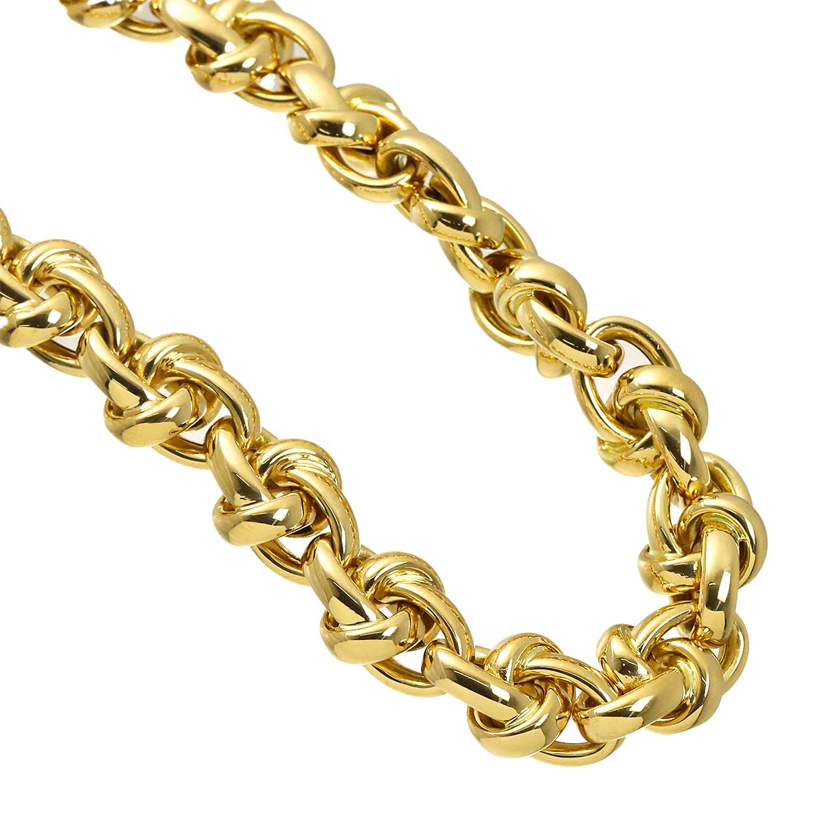 Diamond Necklace 18K YG 750