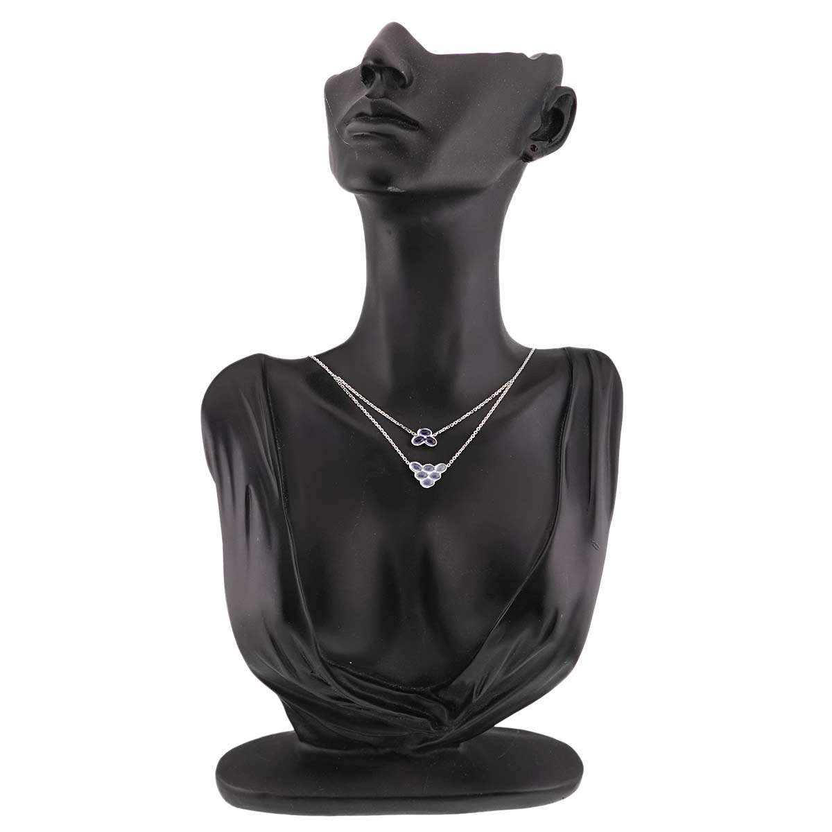 Quartz Necklace 18K White Gold 750